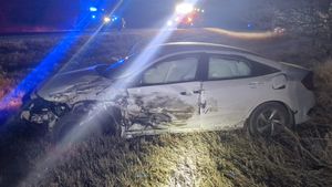 Two Injured in Head-On Collision on East Magnolia Road