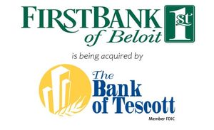 Exciting News: The Bank of Tescott to Acquire First Bank of Beloit