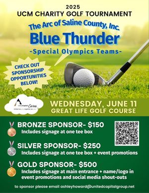 Sponsorship Opportunities Available for 2025 Blue Thunder Charity Golf Tournament