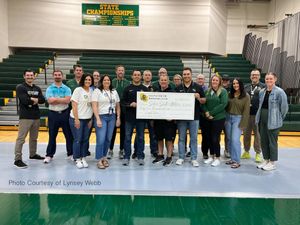 Salina South Booster Club Makes a Generous Donation to the School