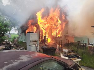 House Fire on N. Marymount Rd. Leaves Two Injured, Home a Total Loss