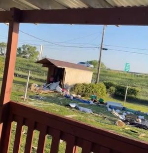 BREAKING: Vehicle Leaves I-135, Crashes Into Salina Home on Harold Avenue