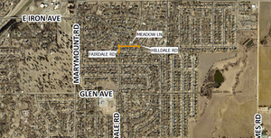 Water Main Installation To Reduce Lanes On Meadow Lane