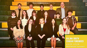 Salina South Forensics Team Shines at State Championship, Prepares for Nationals