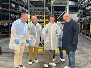 Kansas Representative Howe Tours Stryten’s State-of-the-Art Manufacturing Facility in Salina, Kansas