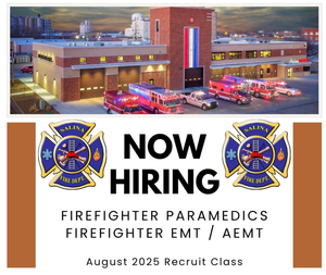 Salina Fire Department Hiring for August 2025 Recruit Class