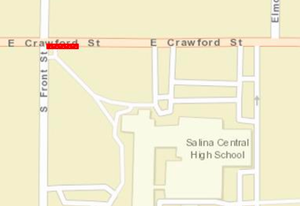 Temporary Lane Closure On E. Crawford For Nex-Tech Fiber Installation