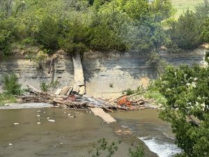 Salina Fire Department Addresses Bill Burke Park Log Jam Concerns
