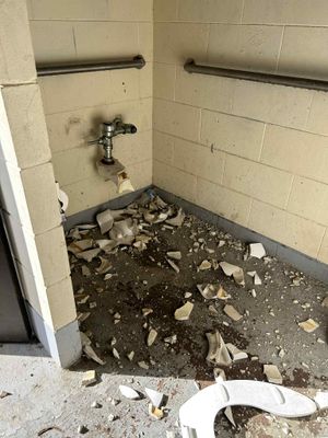 Boom Goes the Bathroom: Firework Flush Blows Up Park Restroom