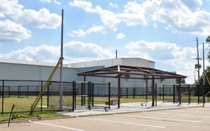 Dog Park at Parker Park Nearing Completion with New Structures