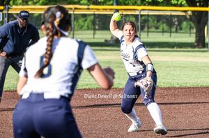 Lady Knights vs Ellinwood Eagles on the Softball Field