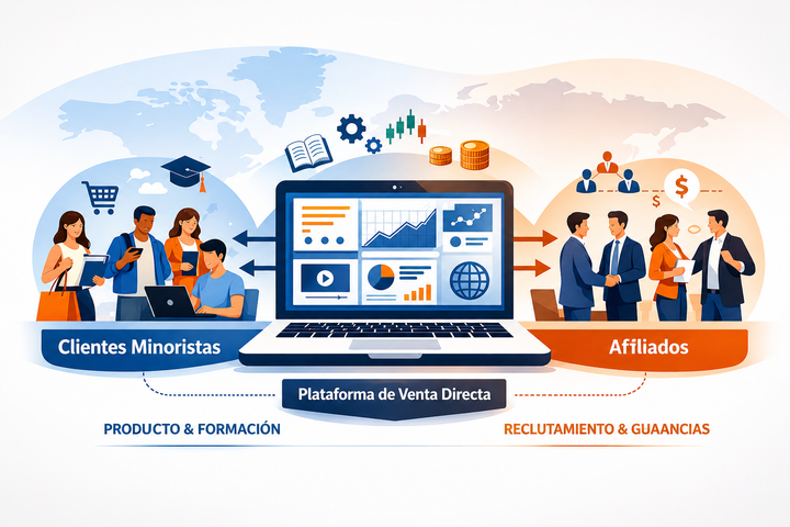 Destacado: Nuevos modelos de venta directa — conectando clientes minoristas, afiliados y plataformas digitales
