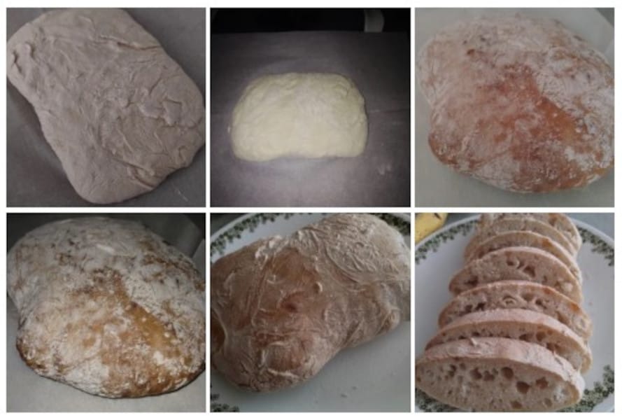 No-Knead Ciabatta Bread 