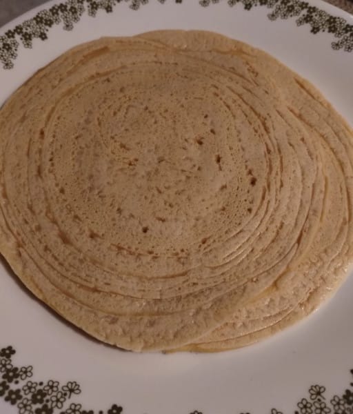 Chickpea Flour Flat Pancakes