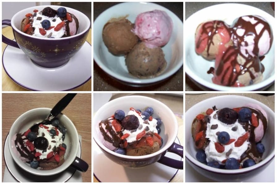 Cocoa-Berry Blast Sundae