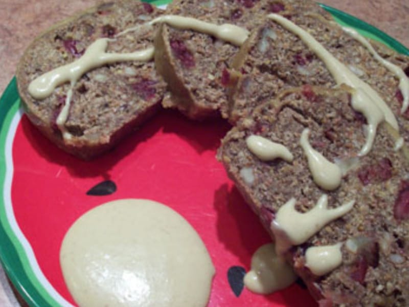 Glazed Orange-Cranberry Banana Bread