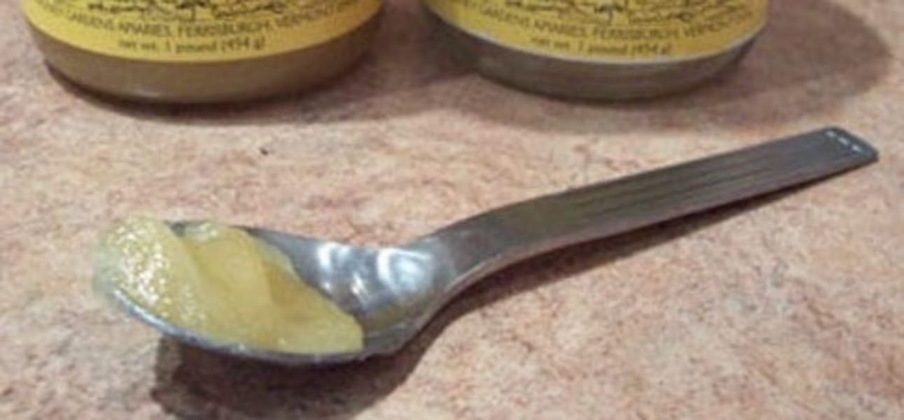 Honey Gardens Apitherapy Raw Honey, specifically the Orange Blossom