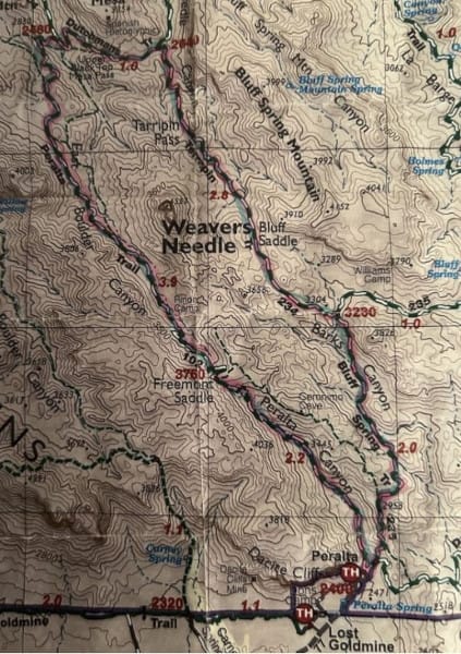 Journey to Weaver's Needle