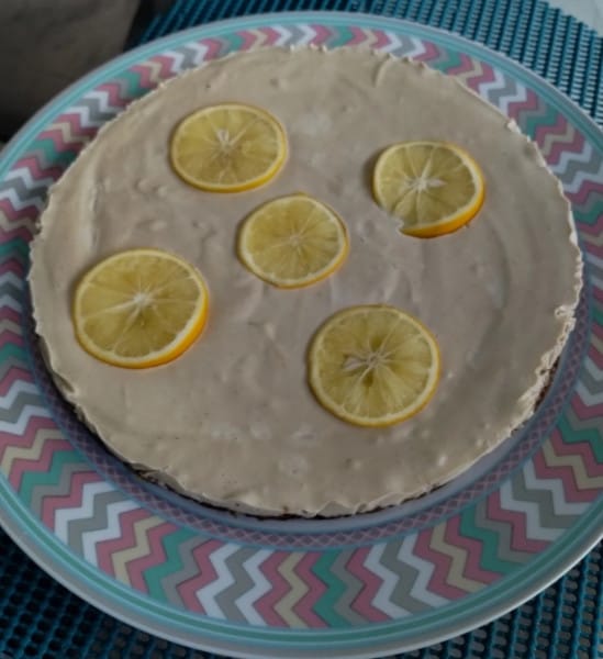 Raw Vegan Lemon Cream Tart