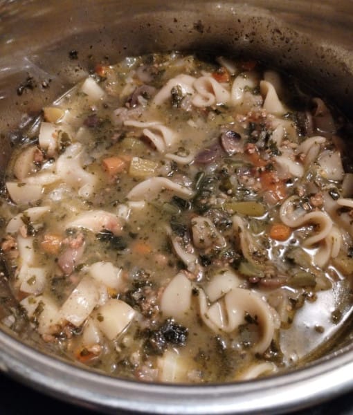 Lion's Mane Mushroom and Vegetable Vegan Soup