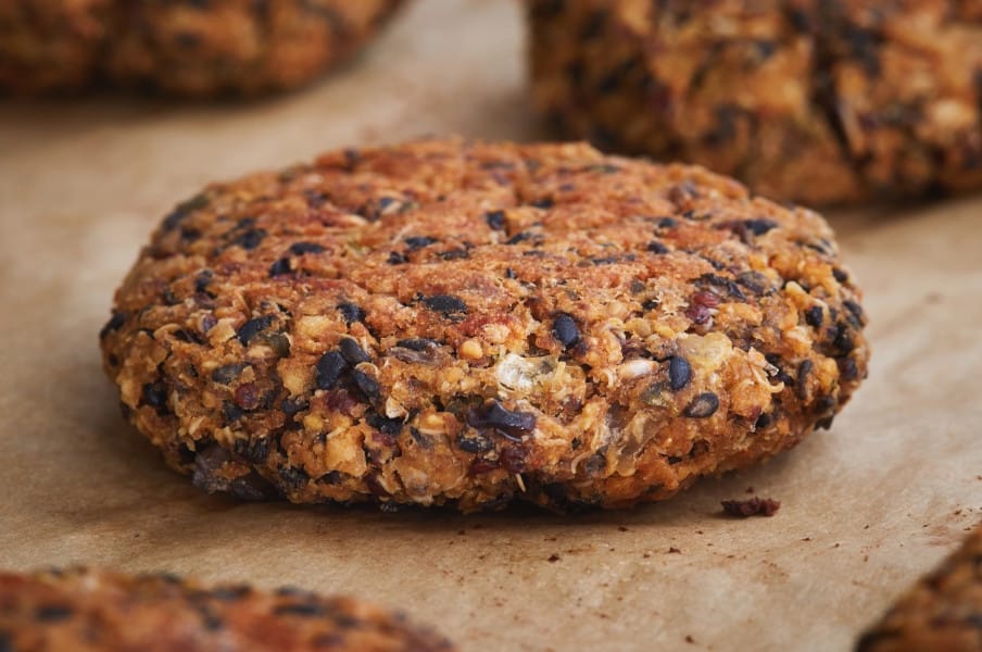 Quinoa and Black Bean Burger
