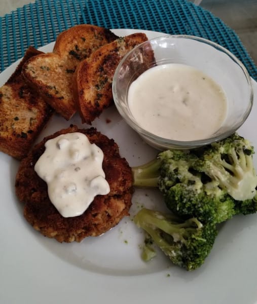 Mushroom No Crab Cakes