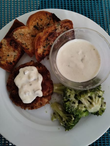 Mushroom No Crab Cakes