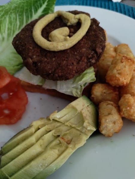 Mushroom Tofu Walnut Burger