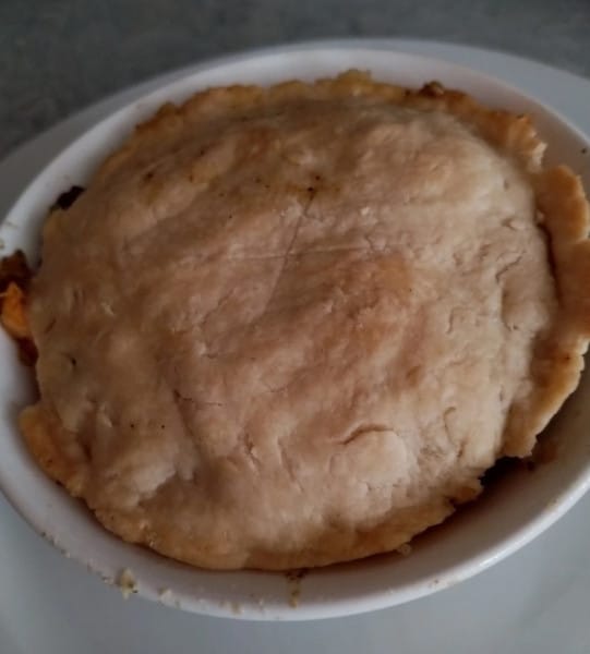 Oyster Mushroom and Sweet Potato Pot Pie