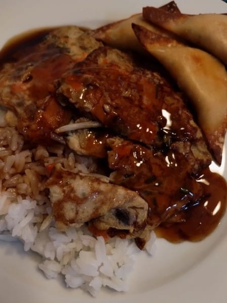 Oyster Mushroom Egg Foo Young