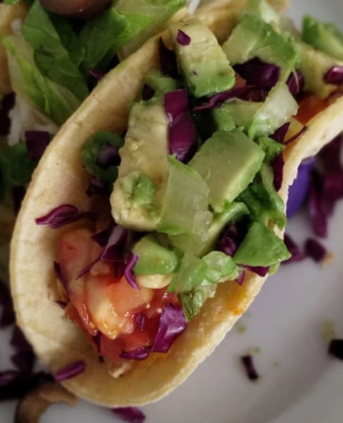 Papaya "Pulled Pork" Tacos