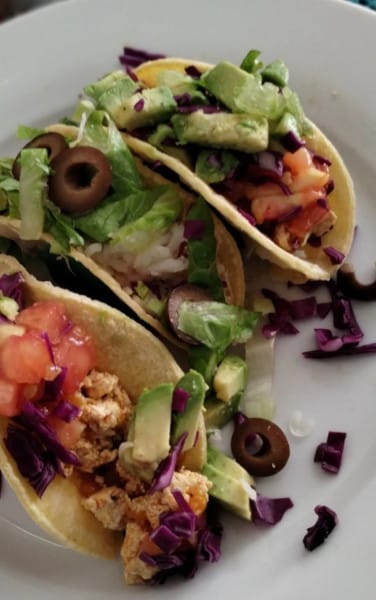 Papaya "Pulled Pork" Tacos