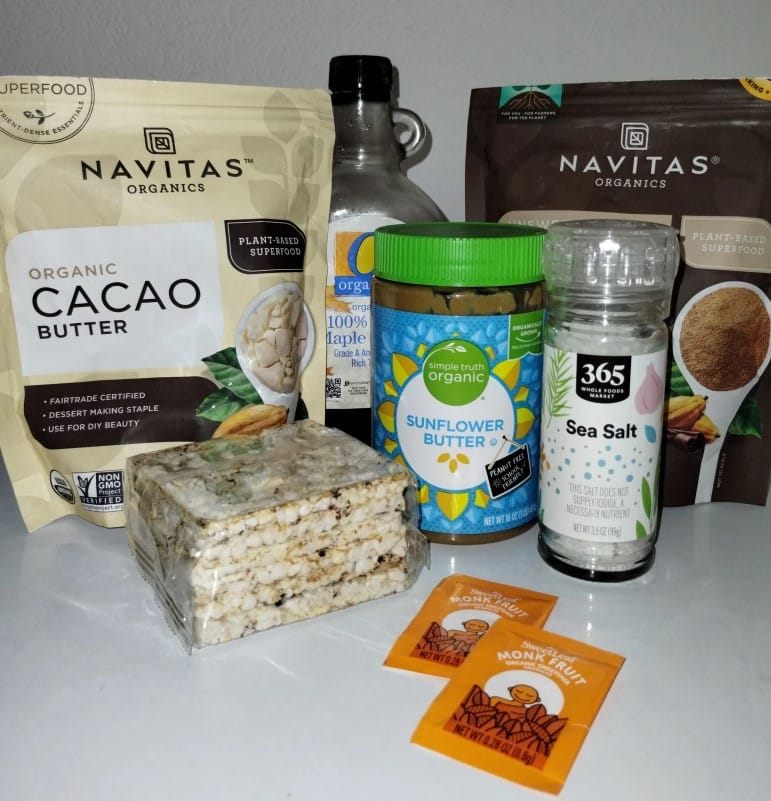Chocolate Quinoa Cracker Sandwiches Ingredients
