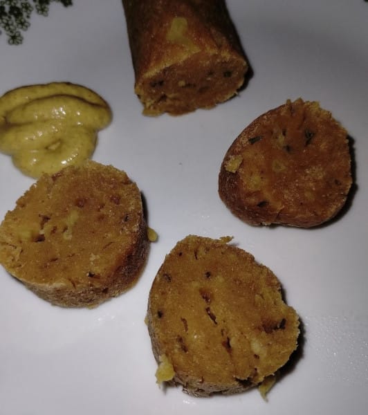 Homemade Vegan Apple Sausage