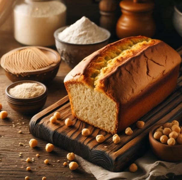 Vegan Gluten-Free Chickpea Bread