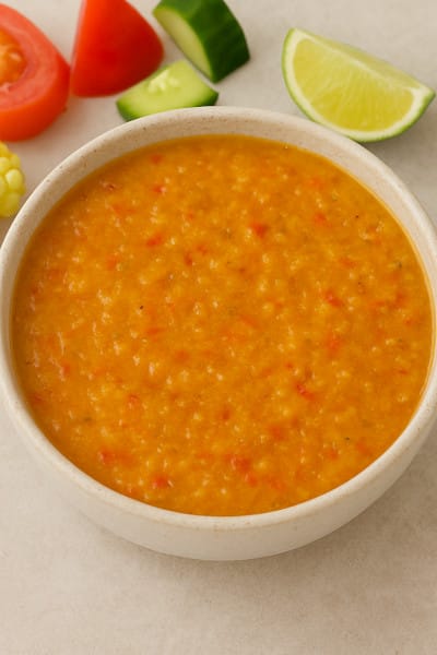 Summer Corn Gazpacho
