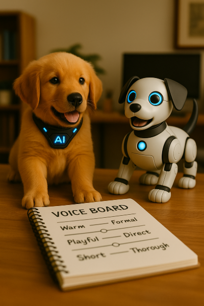 Train Your AI Puppy’s Voice