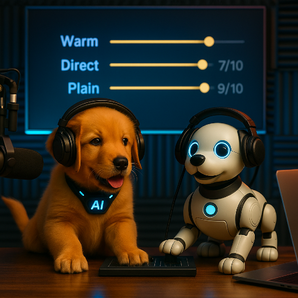 Train Your AI Puppy’s Voice
