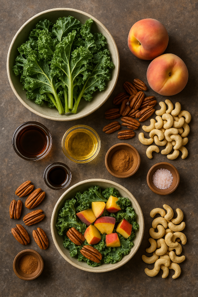 Peaches, Pralines & Cream Kale Chips