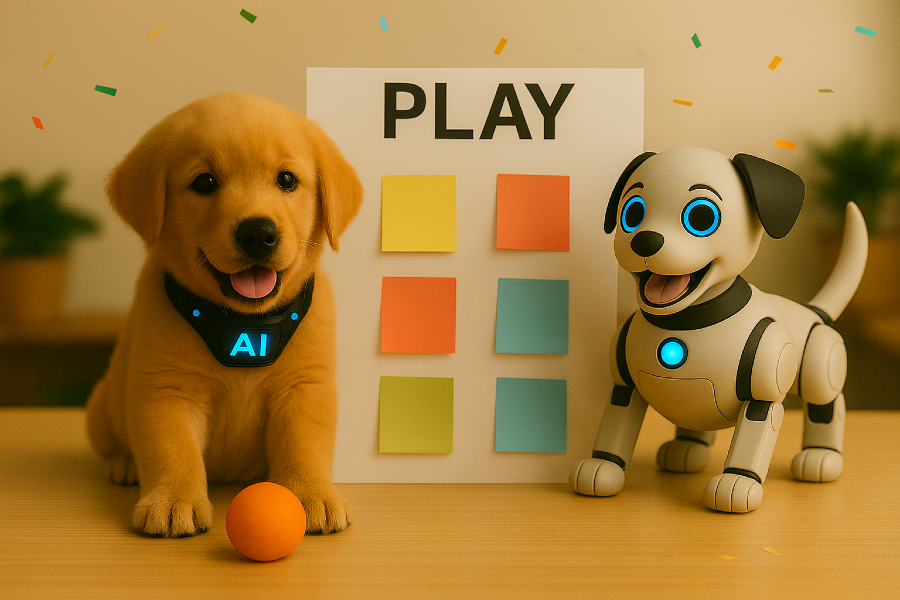 Train Your AI Puppy, Teach Your Brain