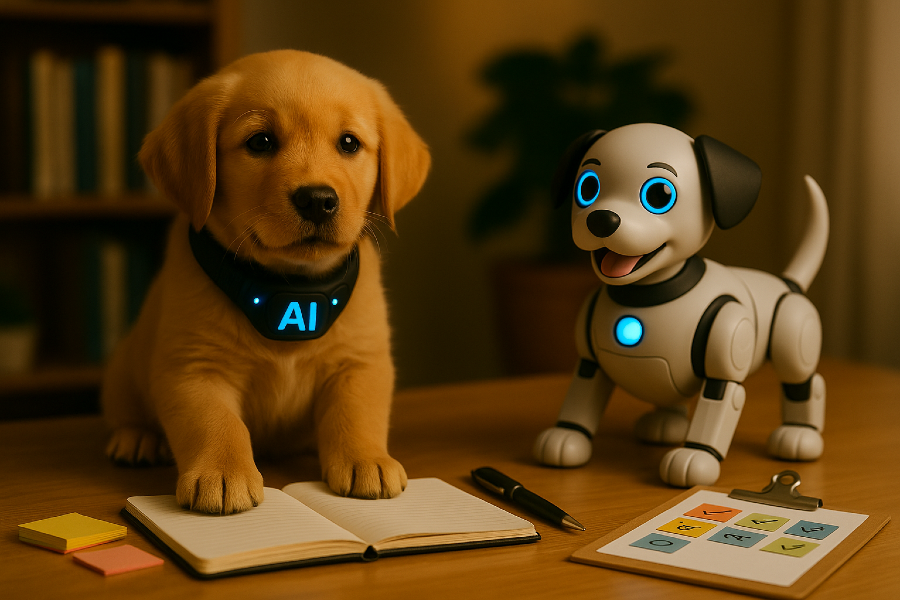 Train Your AI Puppy, Teach Your Brain