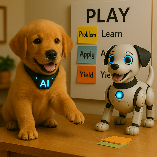 Train Your AI Puppy, Teach Your Brain