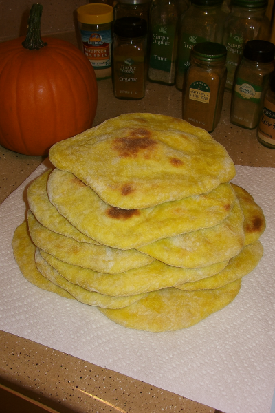 Pumpkin Flatbread (Vegan)
