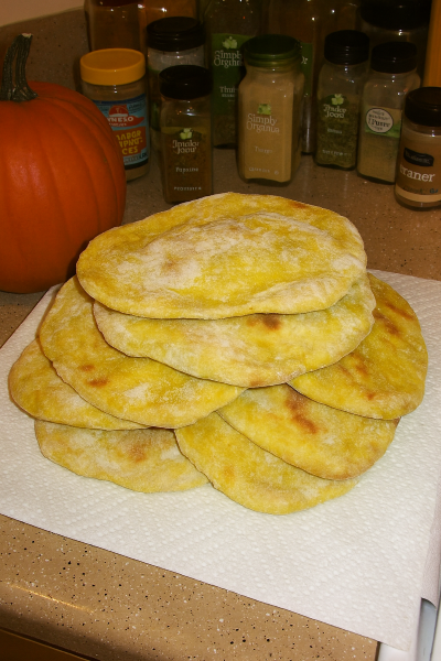 Pumpkin Flatbread (Vegan)