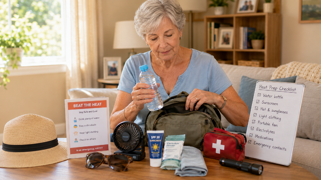 Heat Safety, Scam Protection and Financial Checkpoints for Older Adults