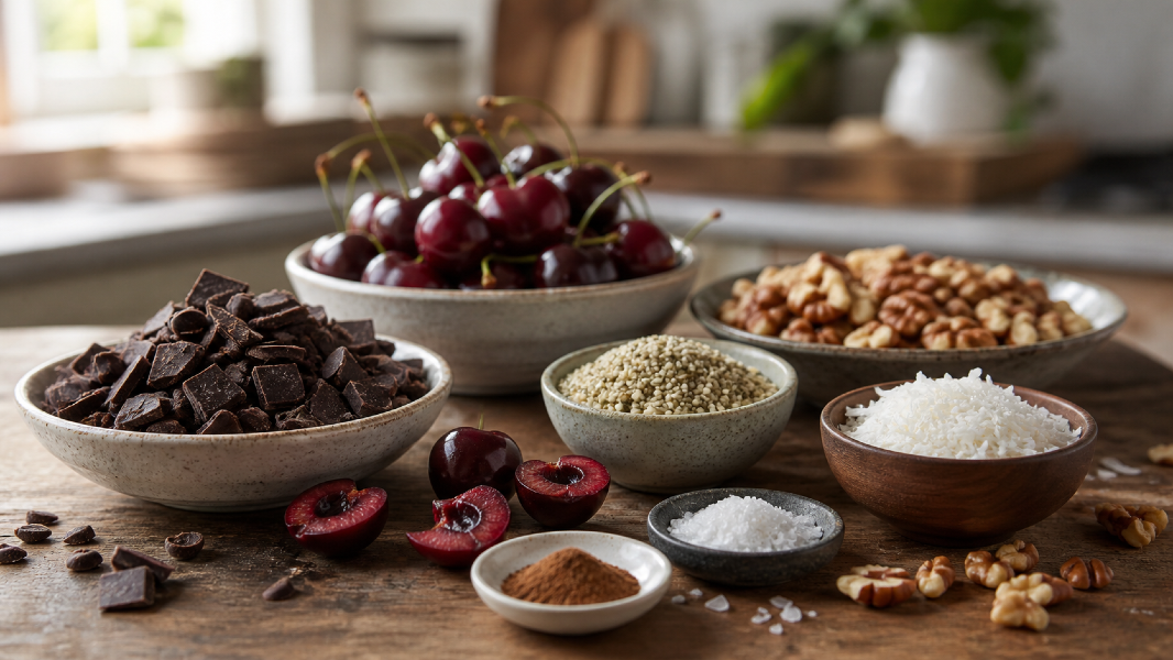 Dark Chocolate Cherry Crunch Bark Recipe