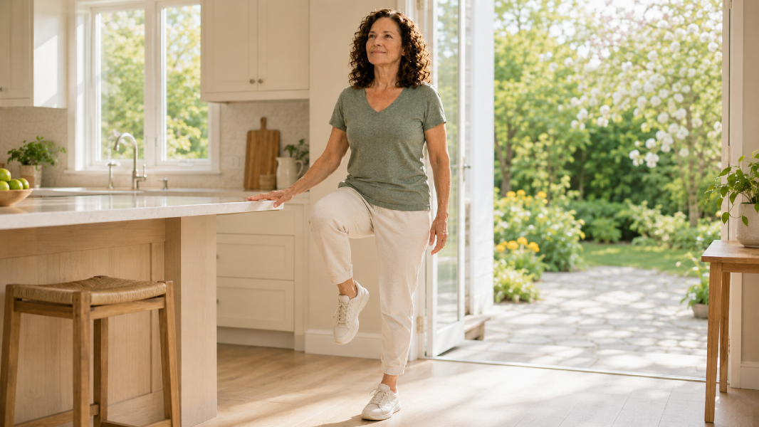 The July Balance and Leg-Strength Routine You Can Do at Home