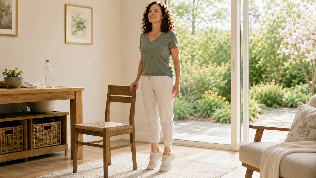 The July Balance and Leg-Strength Routine You Can Do at Home