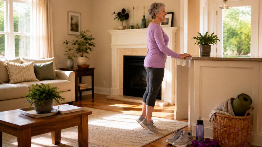 A 10-Minute Indoor Strength and Mobility Flow for Hot June Days