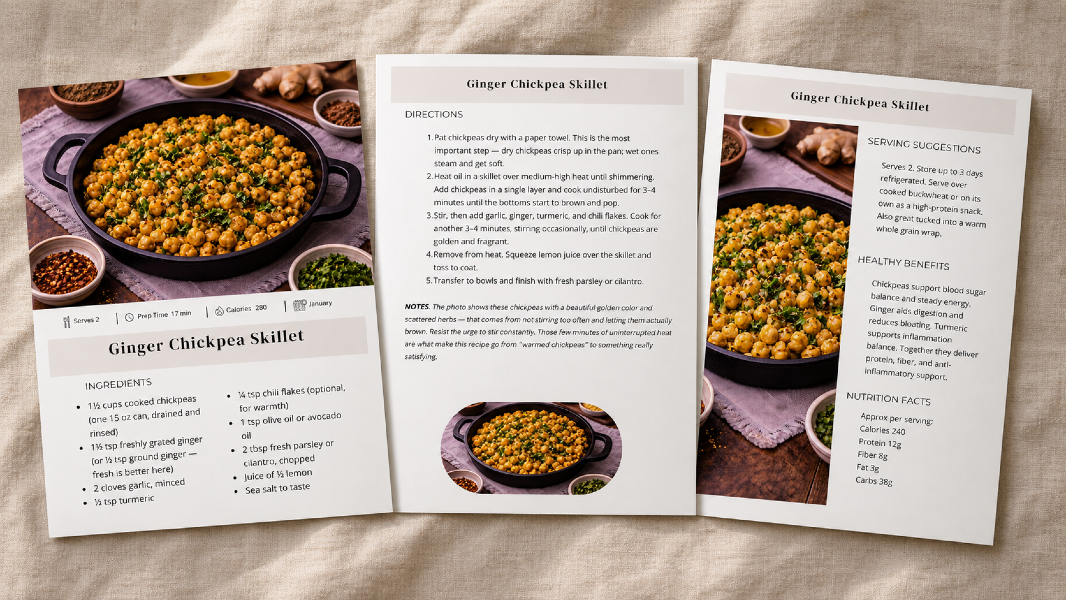 The Cookbook That Actually Tells You What to Do